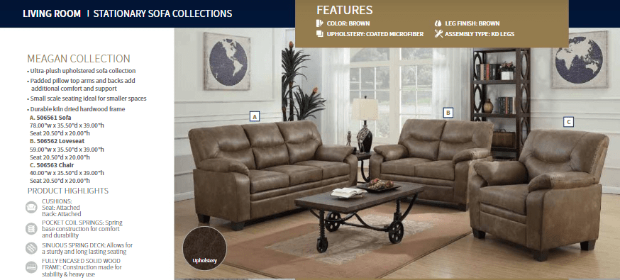 Meagan Sofa by Coaster