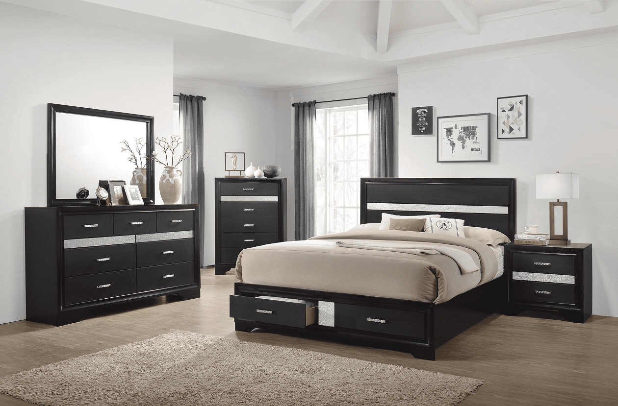 Miranda Black Dresser by Coaster