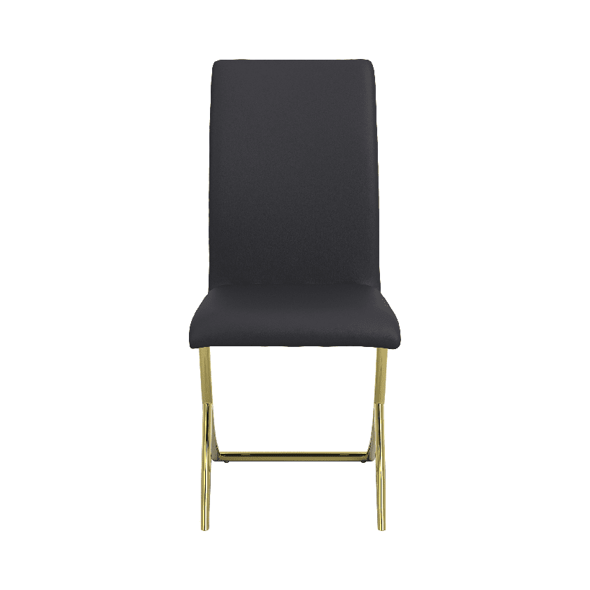 Carmelia Black Dining Chairs (includes 4 chairs) by Coaster