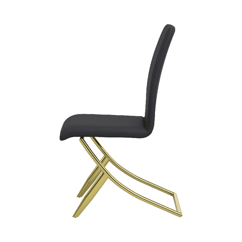 Carmelia Black Dining Chairs (includes 4 chairs) by Coaster