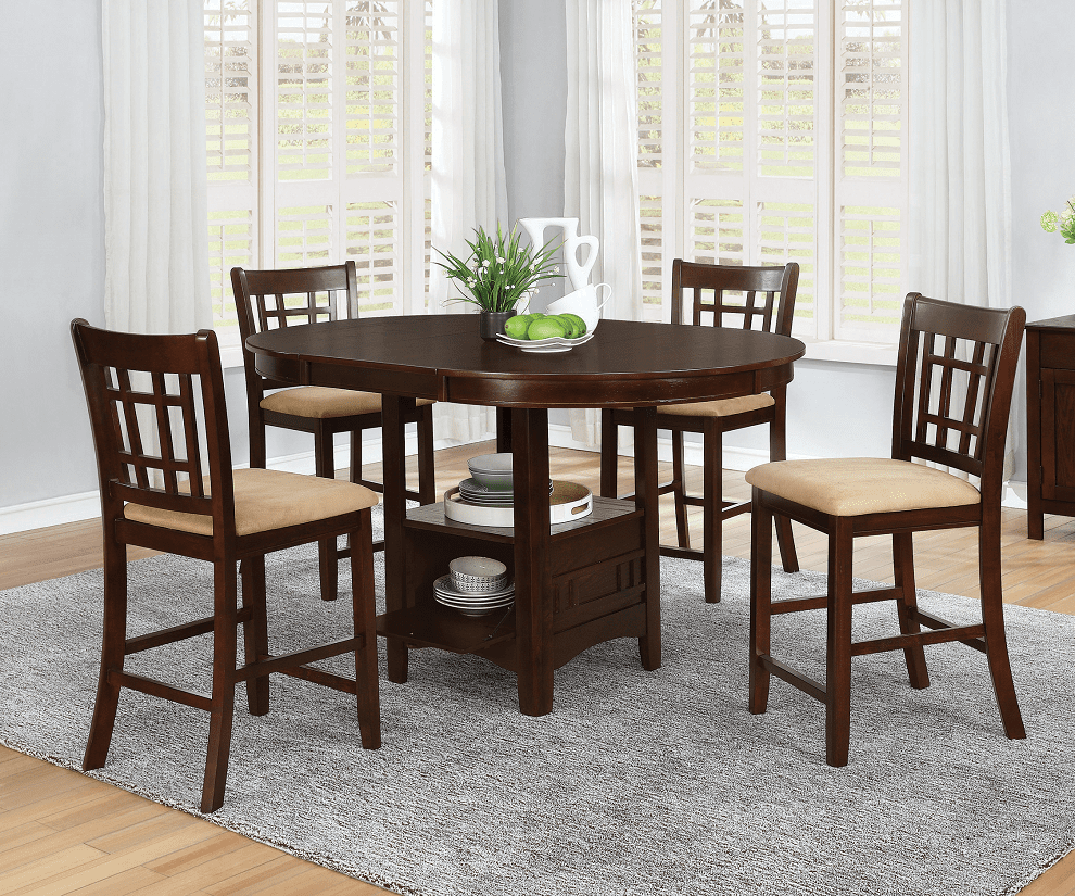 Lavon Warm Brown Counter Height Table by Coaster