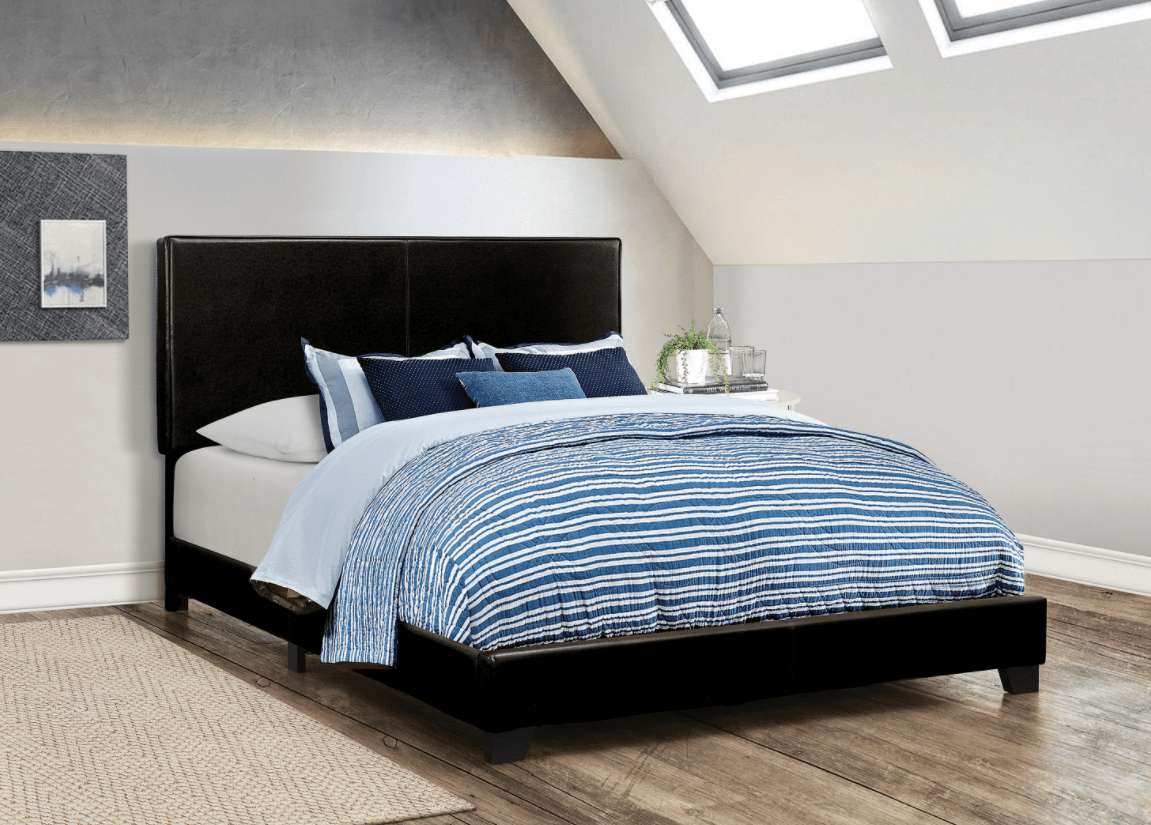 King Dorian Black Bed Frame by Coaster