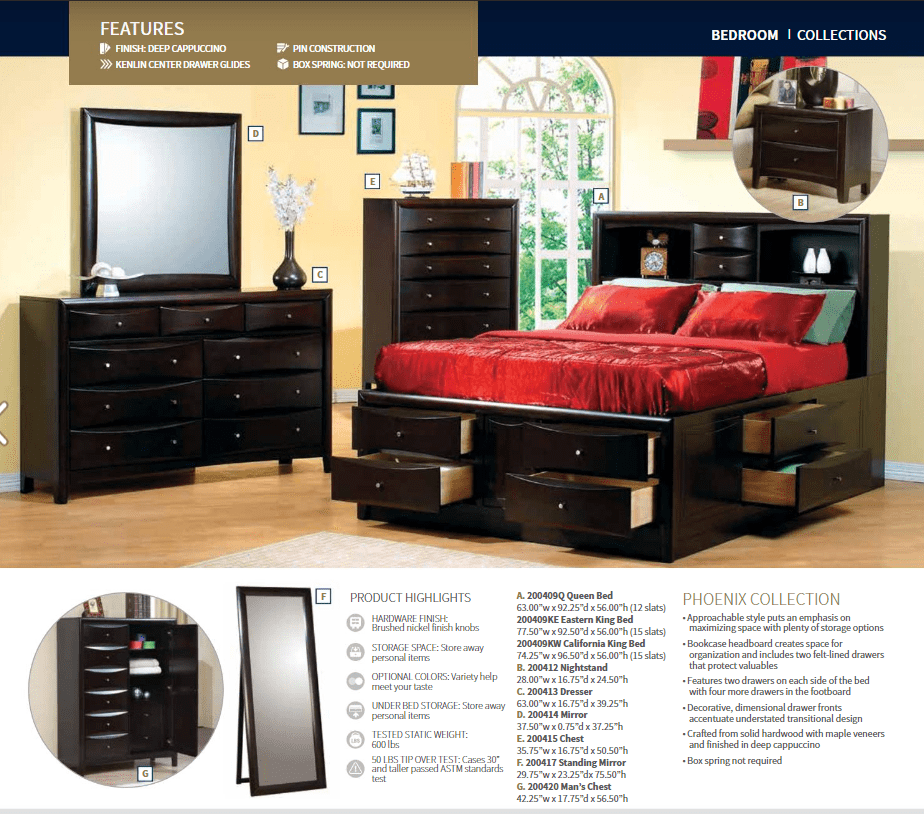 Phoenix Dresser by Coaster