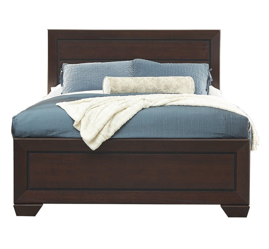 Queen Kauffman Dark Cocoa Bed Frame by Coaster