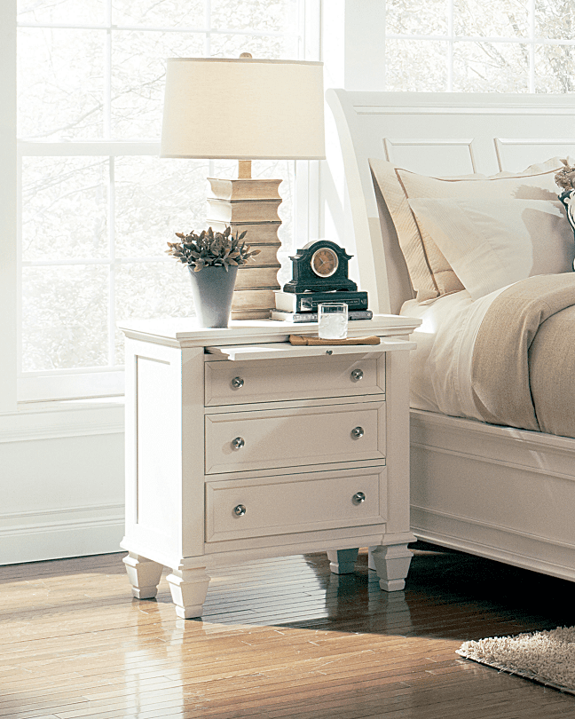 Sandy Beach Cream Nightstand by Coaster