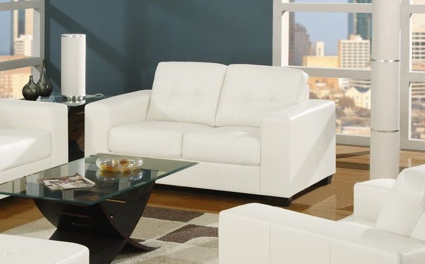 Sedona White Sofa and Love Seat by Generation Trade