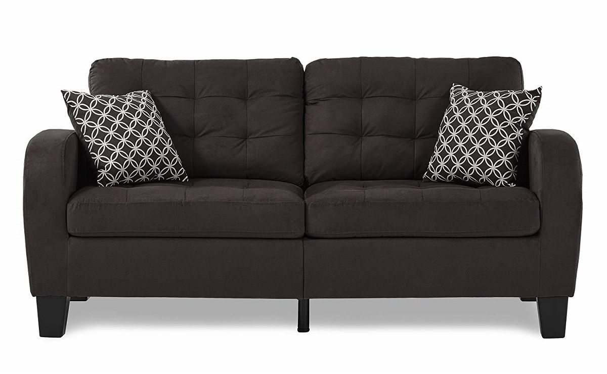 Sinclair Chocolate Sofa and Love Seat by Home Elegance