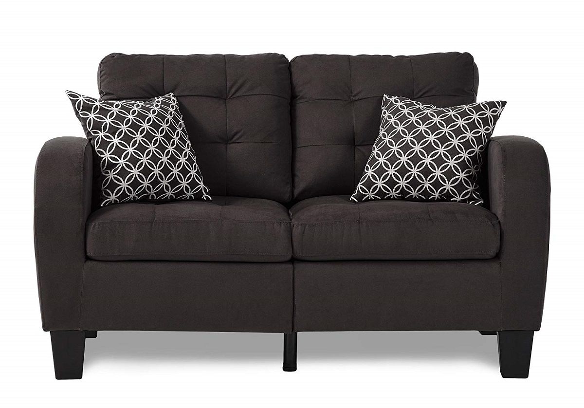 Sinclair Chocolate Sofa and Love Seat by Home Elegance