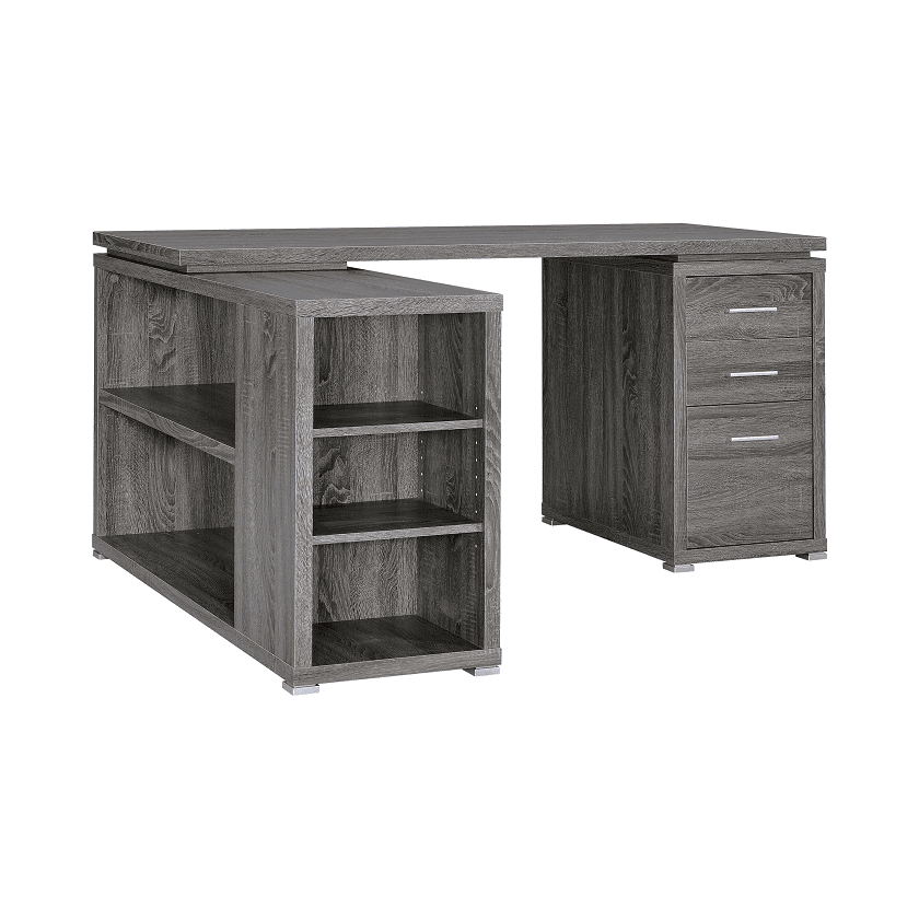 Yvette Weathered Grey Desk by Coaster