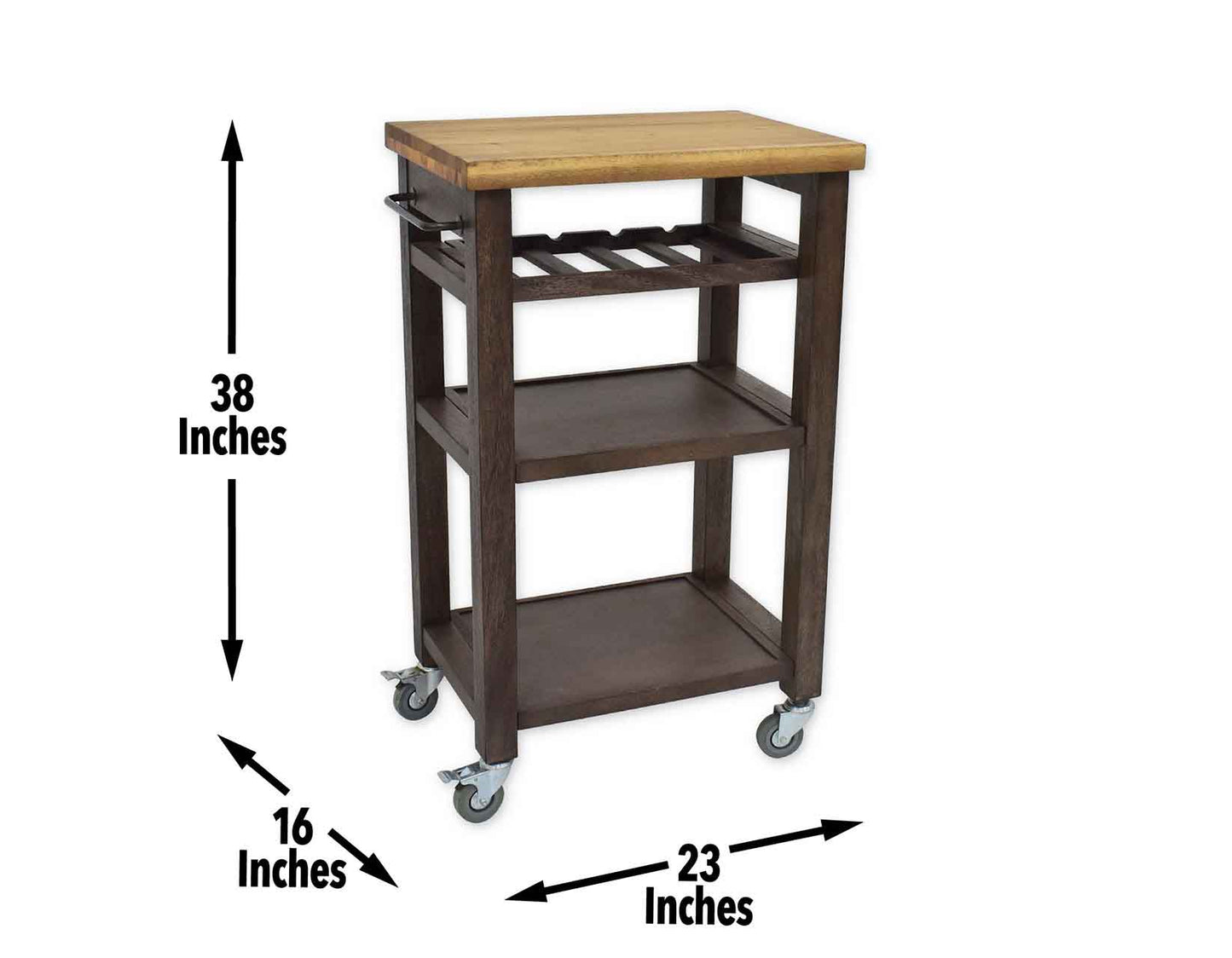 Belden Grey Kitchen Cart by Steve Silver