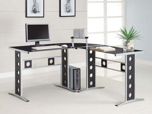 Keizer 3-Piece L-Shaped Office Desk by Coaster
