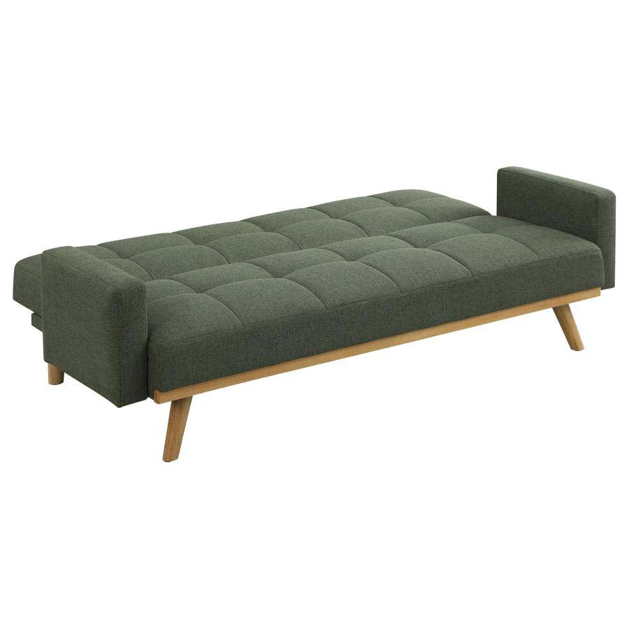 Kourtney Sage Green Sofa Bed by Coaster