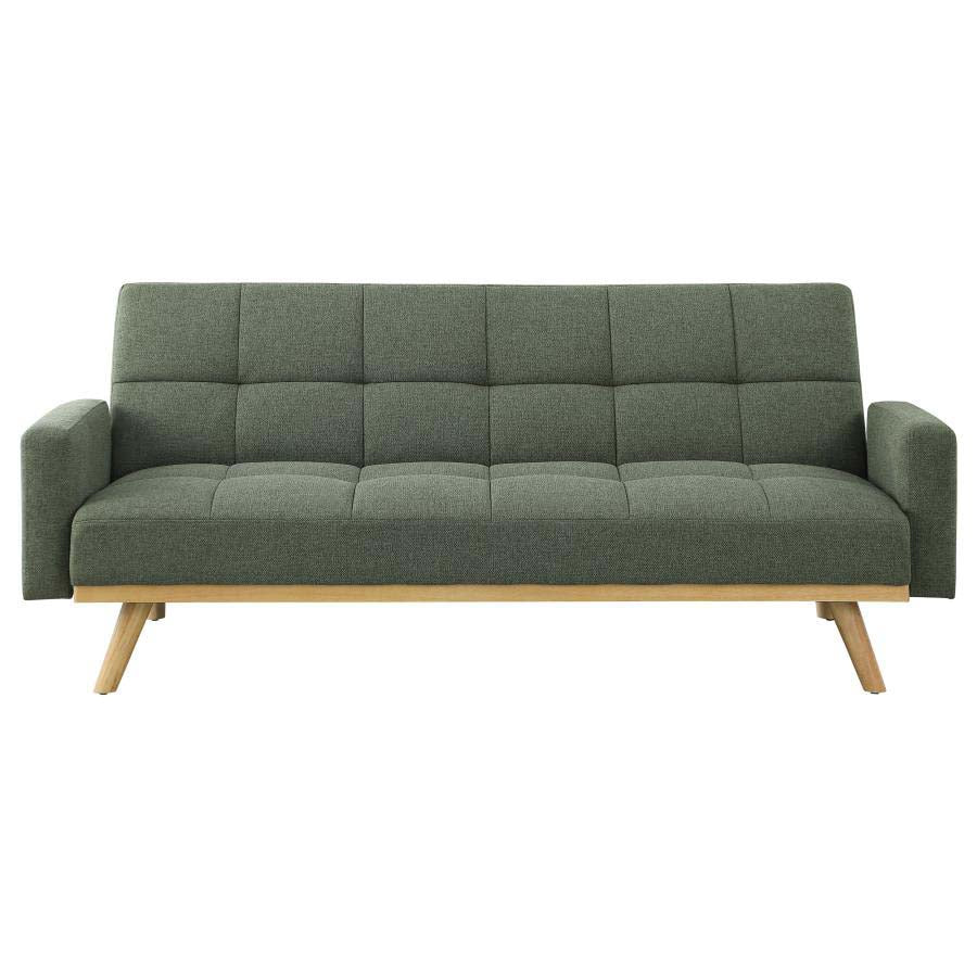 Kourtney Sage Green Sofa Bed by Coaster