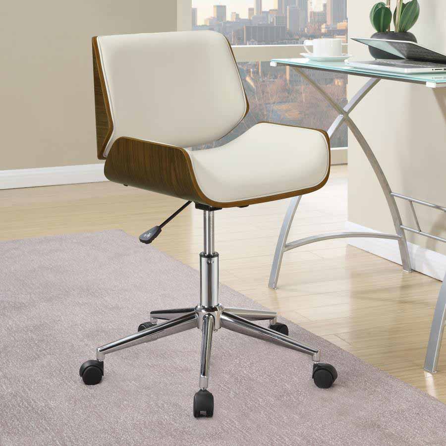 Addington Ecru Office Chair by Coaster