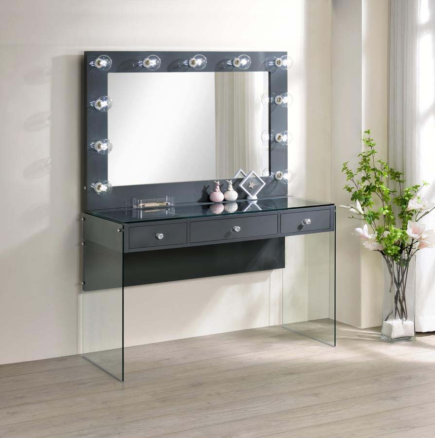 Afshan Vanity with LED Lighting Mirror by Coaster