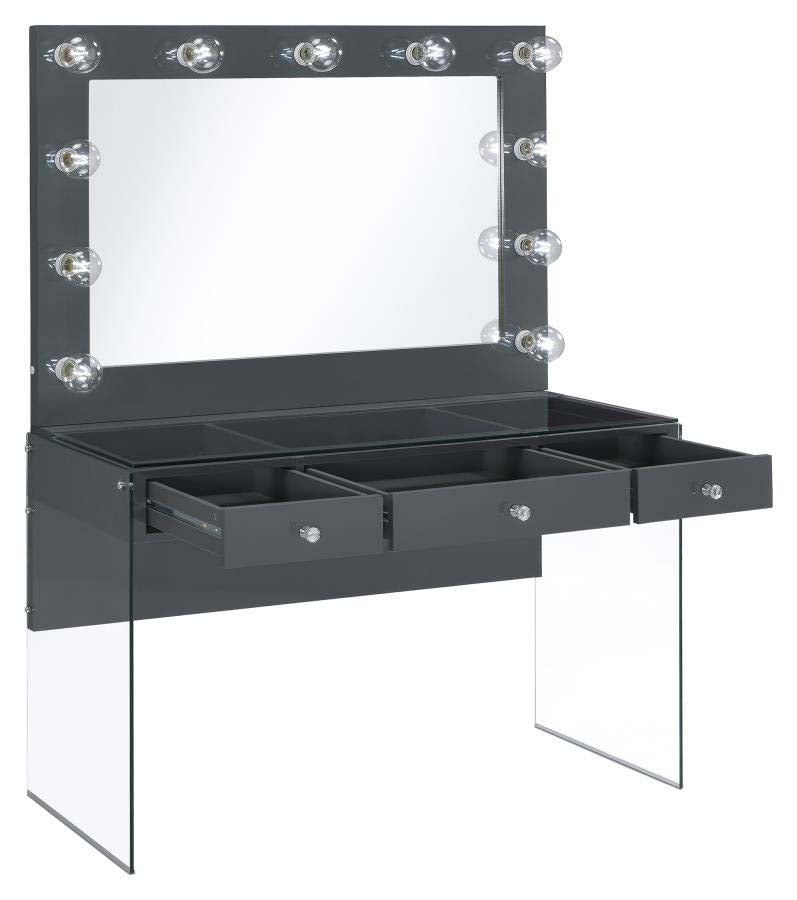 Afshan Vanity with LED Lighting Mirror by Coaster