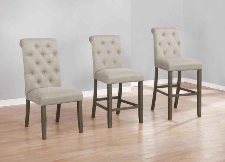 Balboa Beige Counter Height Chair (includes 2 chairs) by Coaster