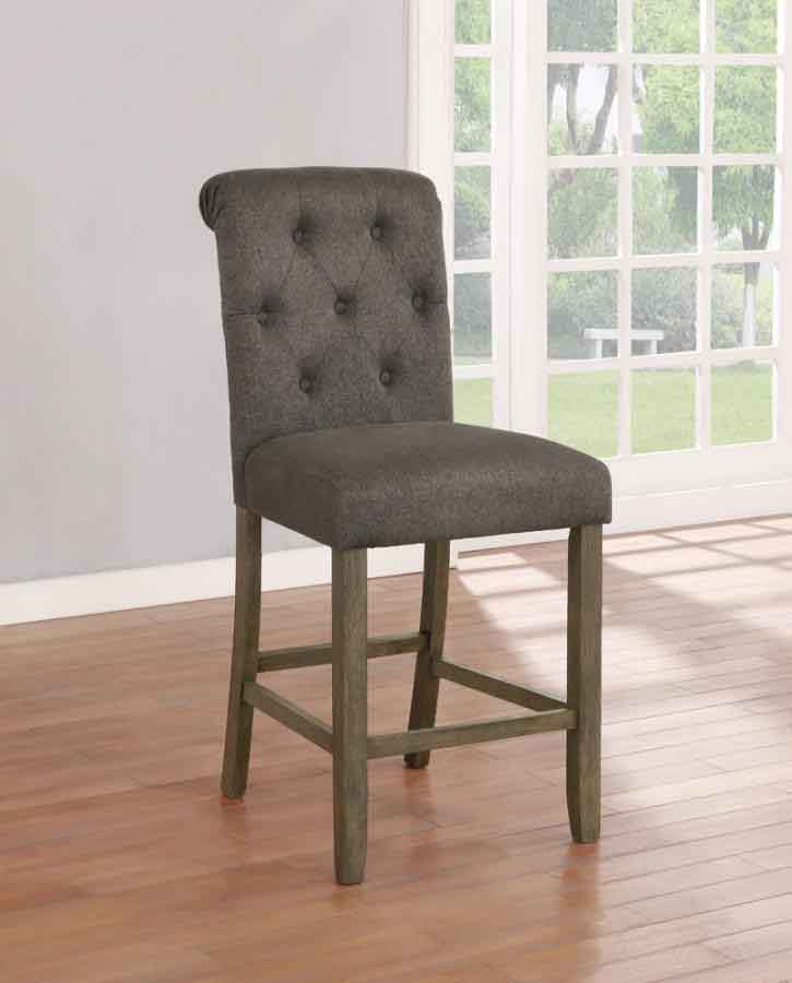 Balboa Grey Counter Height Chair (includes 2 chairs) by Coaster