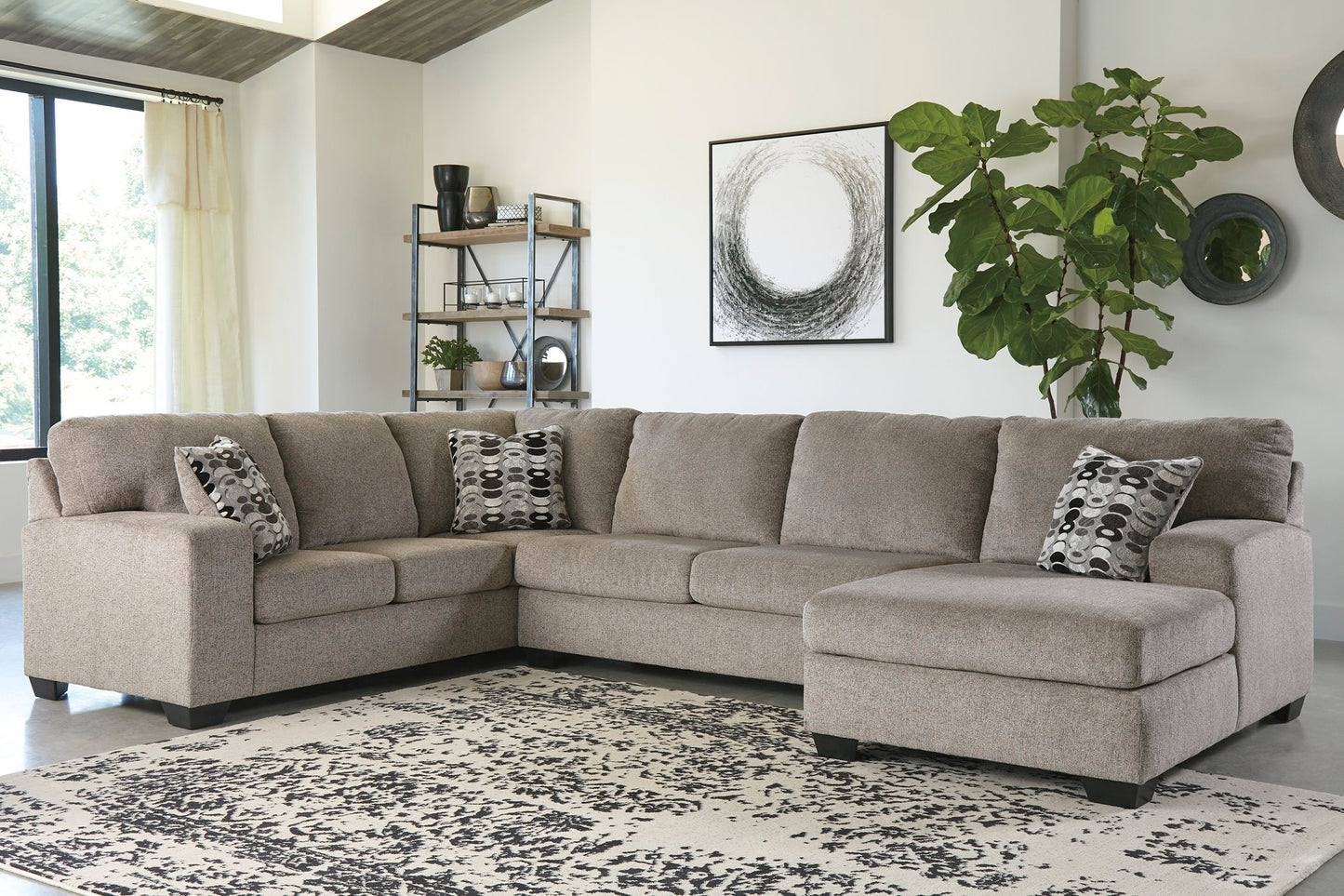 Ballinasloe Platinum Sectional Sofa by Ashley