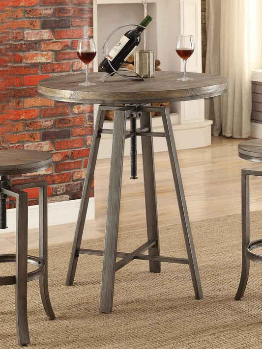 Bartlett Adjustable (35"-42") Bar Table by Coaster