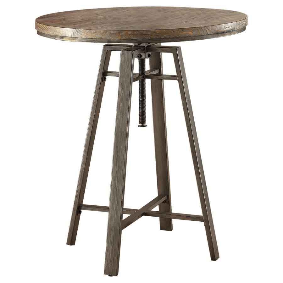 Bartlett Adjustable (35"-42") Bar Table by Coaster