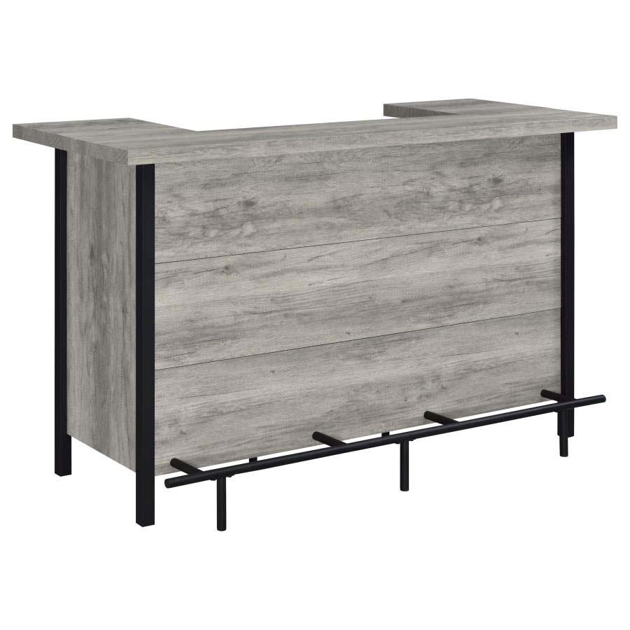 Bellemore Grey Driftwood Bar Unit by Coaster