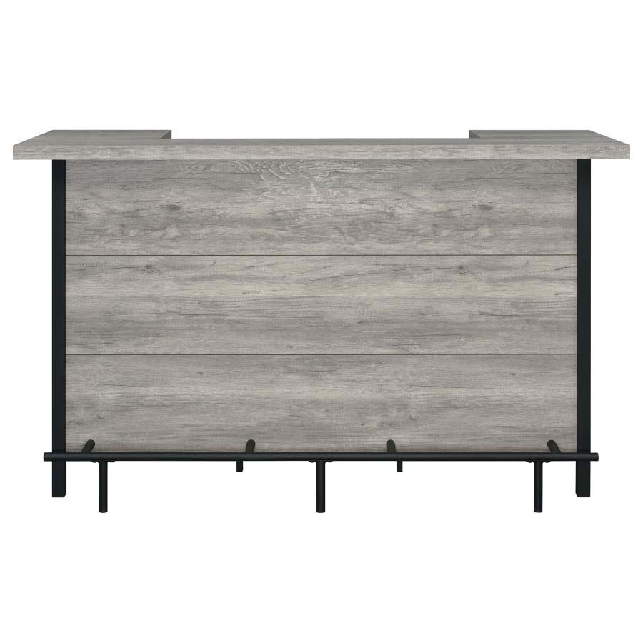 Bellemore Grey Driftwood Bar Unit by Coaster