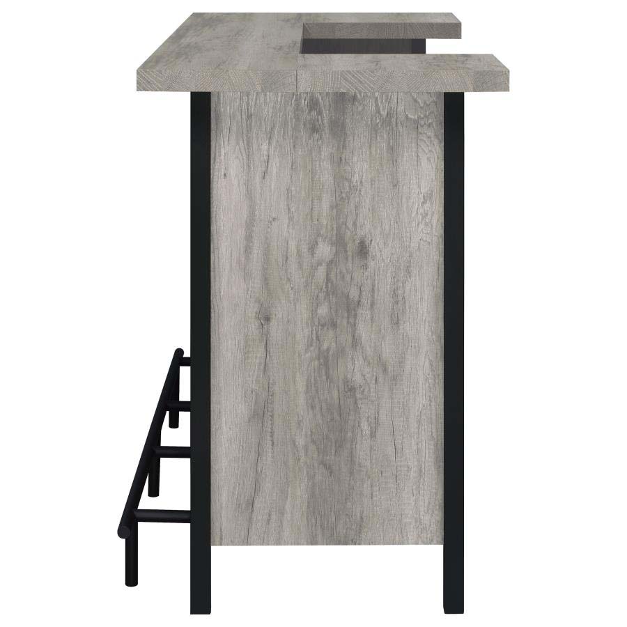 Bellemore Grey Driftwood Bar Unit by Coaster