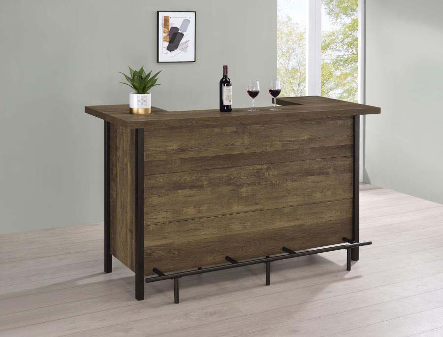 Bellemore Grey Driftwood Bar Unit by Coaster