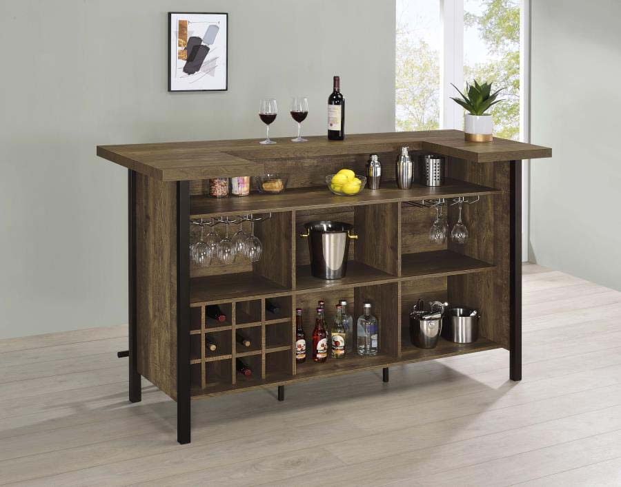 Bellemore Grey Driftwood Bar Unit by Coaster