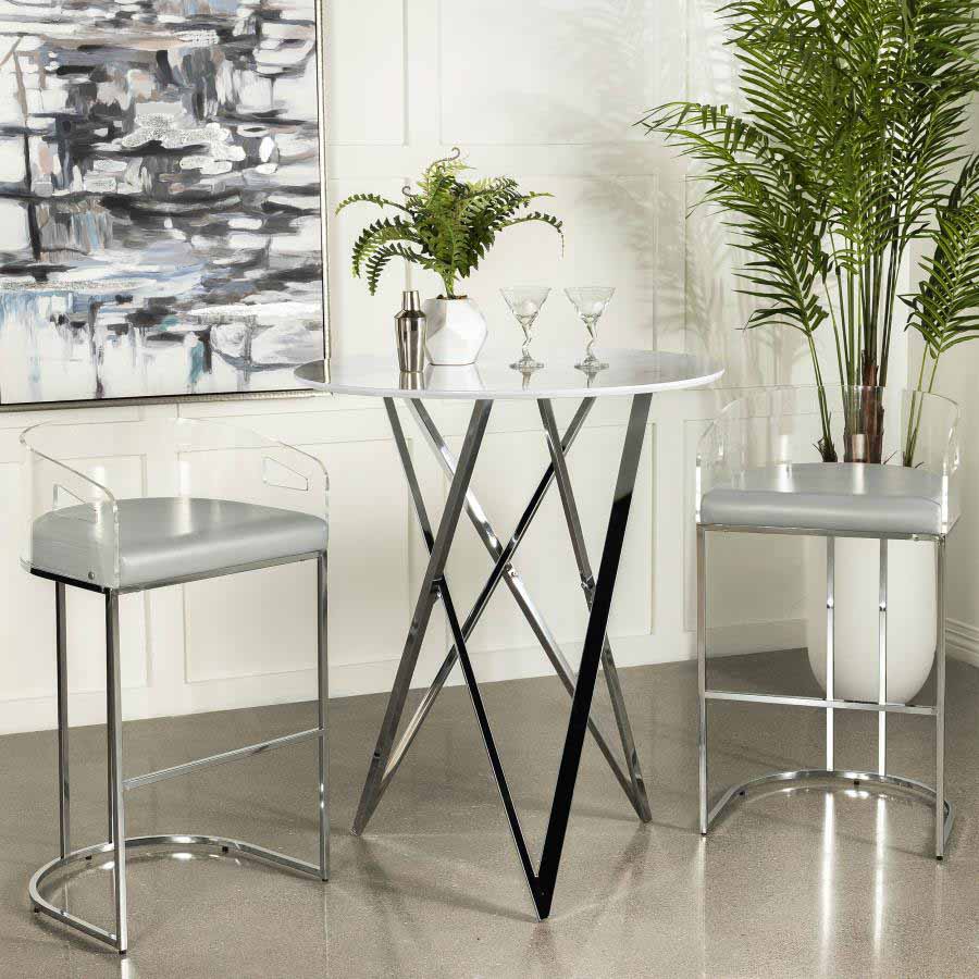 Thermosolis Bar Stools (includes 2 stools) by Coaster