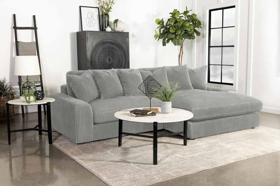 Blaine Sand Reversible Chaise Sectional by Coaster