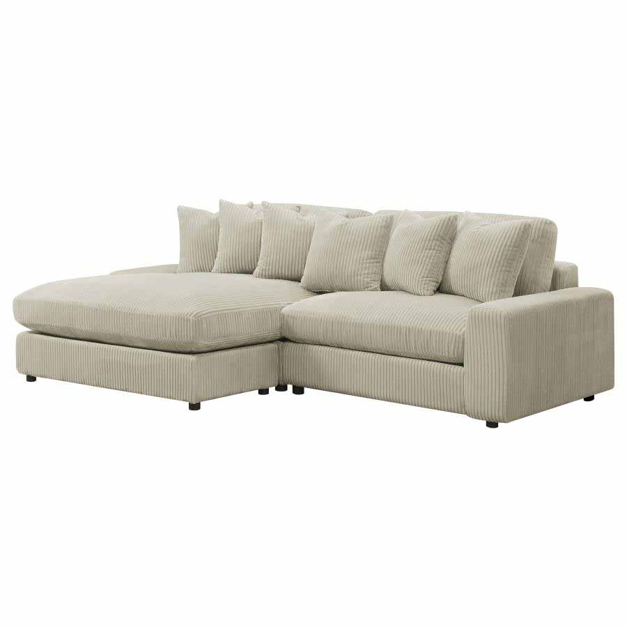 Blaine Sand Reversible Chaise Sectional by Coaster