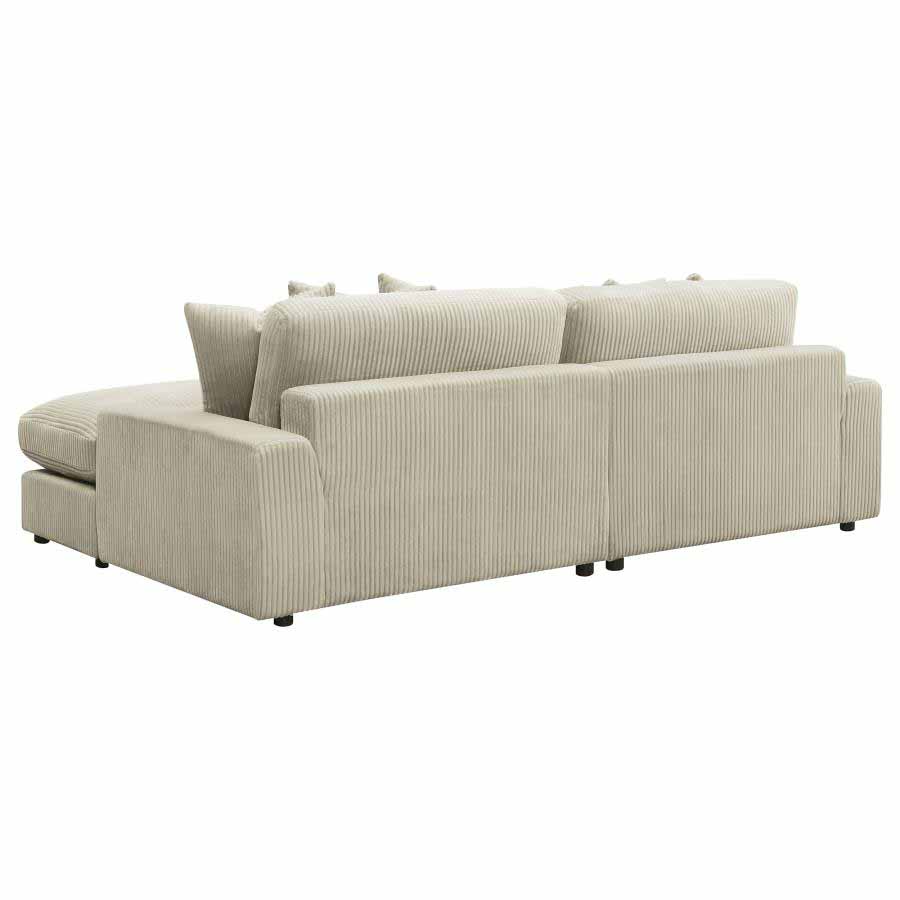 Blaine Sand Reversible Chaise Sectional by Coaster