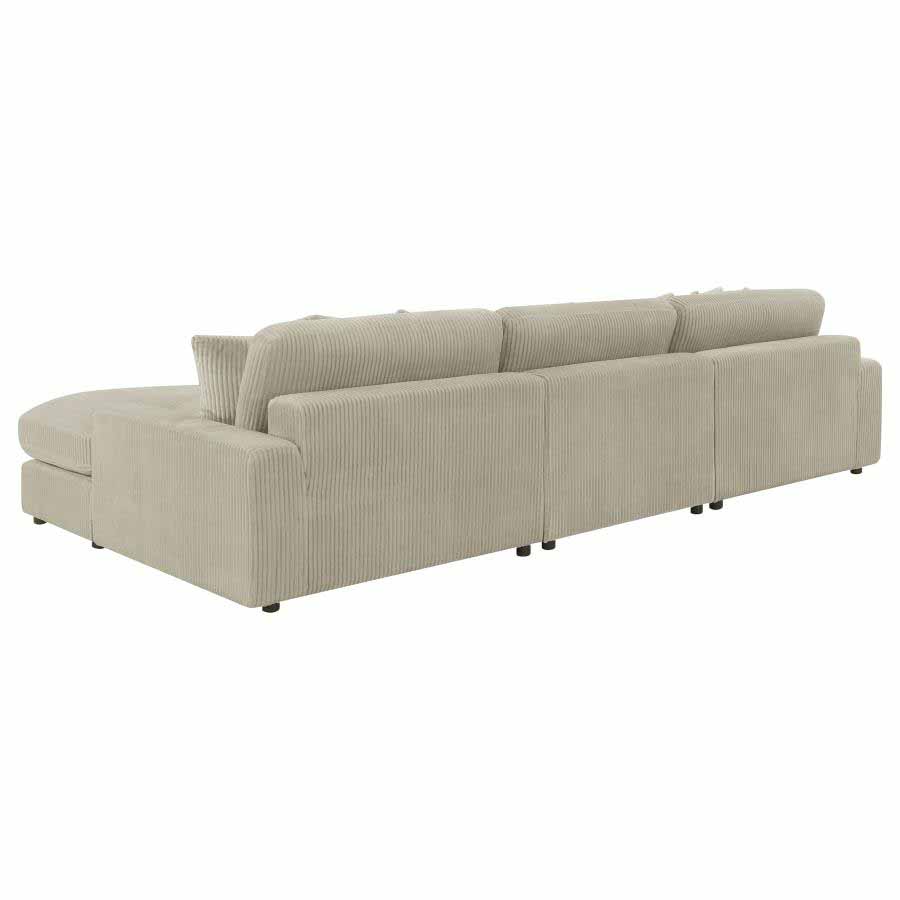 Blaine Sand Reversible Chaise Sectional Sofa by Coaster