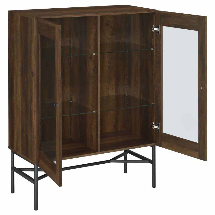 Bonilla Dark Pine 2-Door Cabinet by Coaster