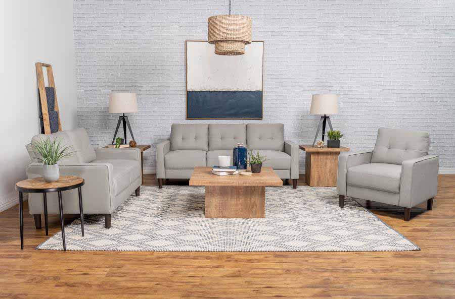 Bowen Beige Sofa and Love Seat by Coaster