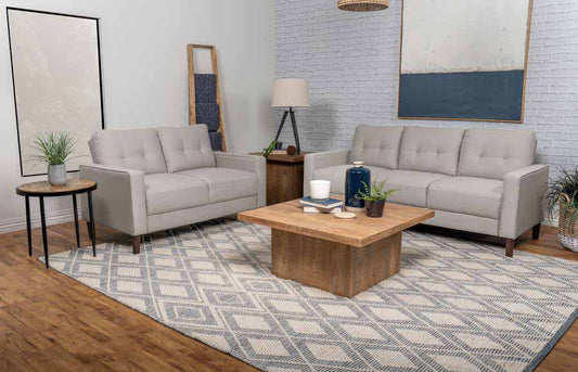 Bowen Beige Sofa and Love Seat by Coaster