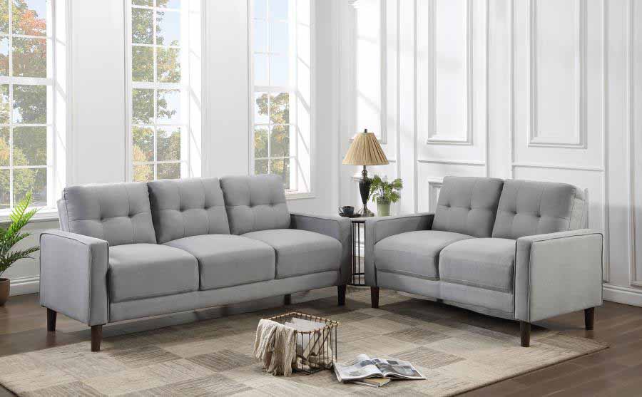 Bowen Beige Sofa and Love Seat by Coaster