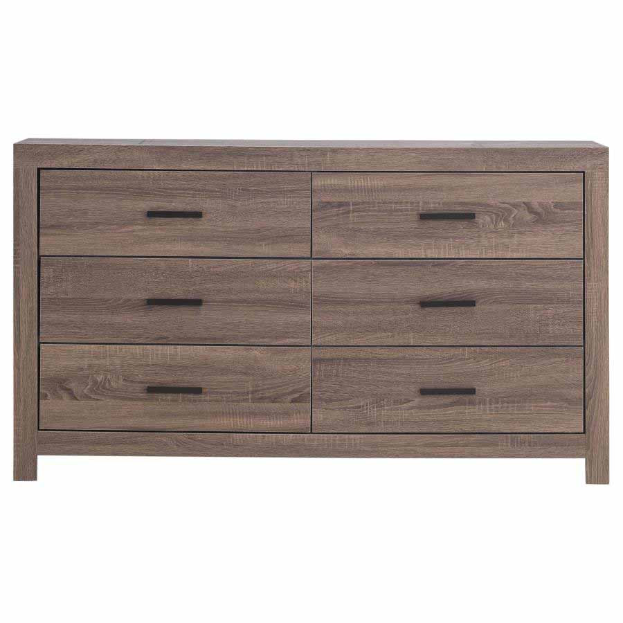 Queen Brantford Barrel Oak 5-Piece Storage Bedroom Set by Coaster