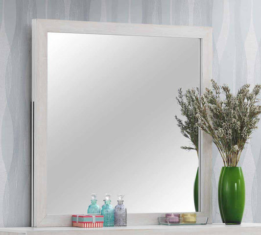 Brantford Coastal White Mirror by Coaster