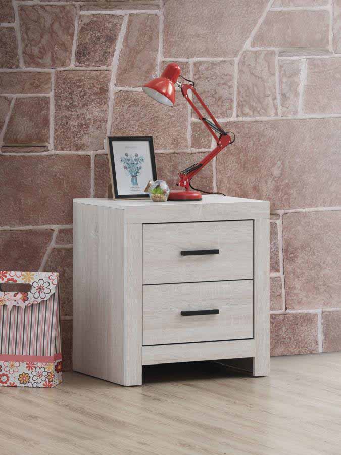 Brantford Coastal White Nightstand by Coaster