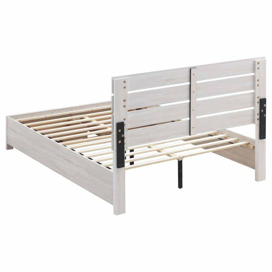 Queen Brantford Coastal White Storage Bed Frame by Coaster