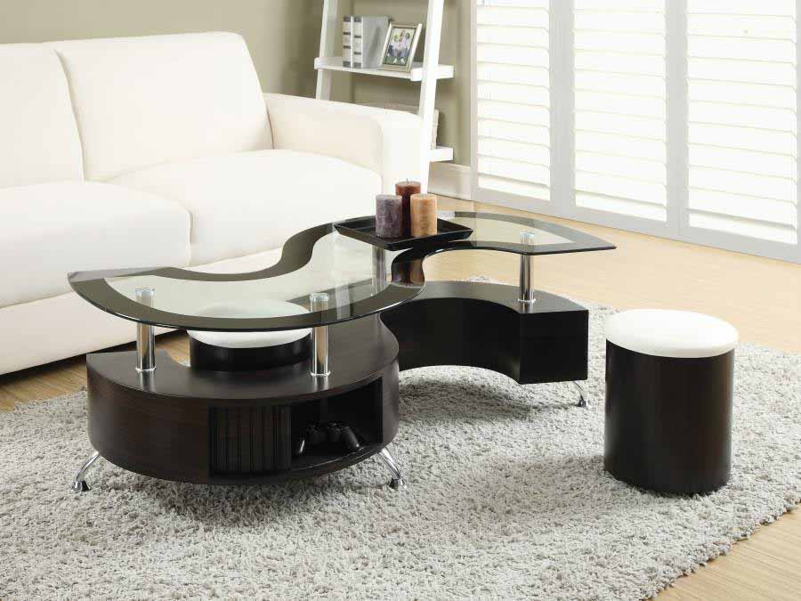 Buckley 3-Piece Coffee Table & Stools Set by Coaster