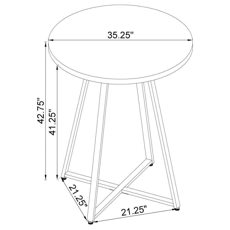 Burkhart Bar Table by Coaster