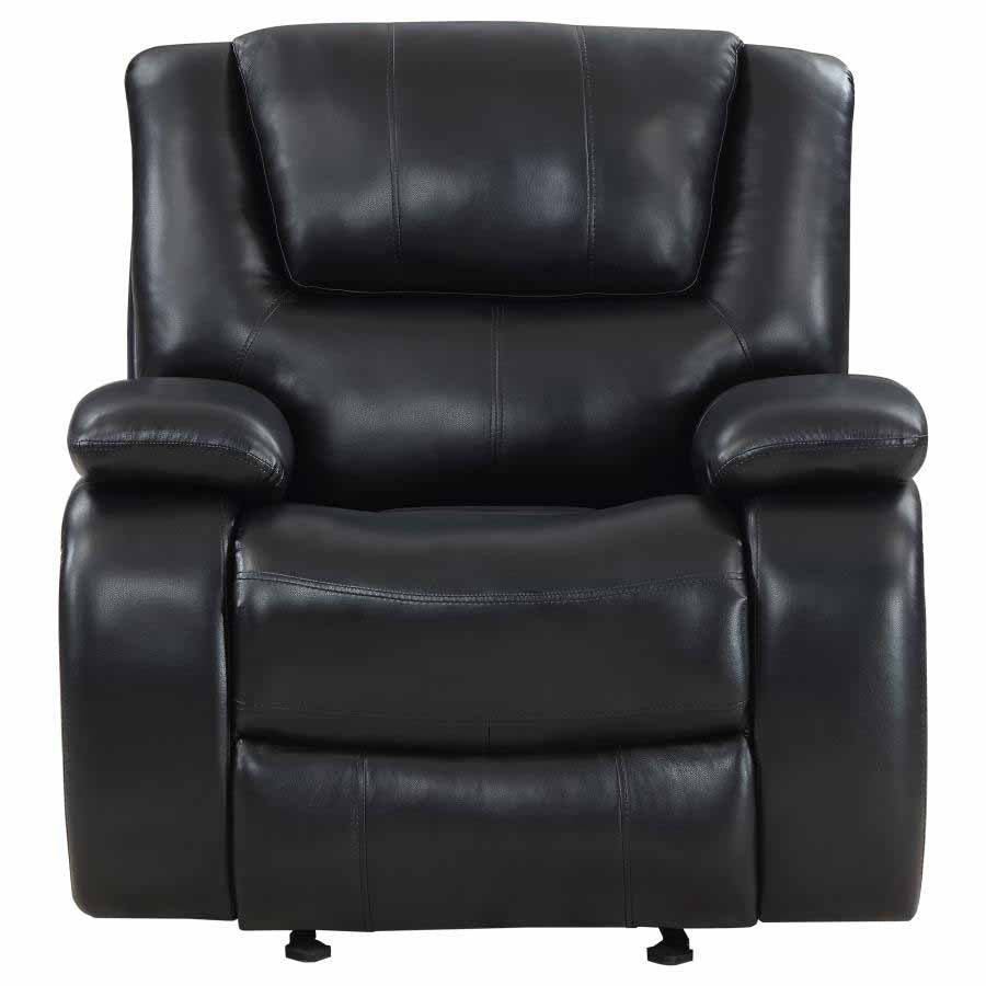 Camila Black Glider Recliner by Coaster