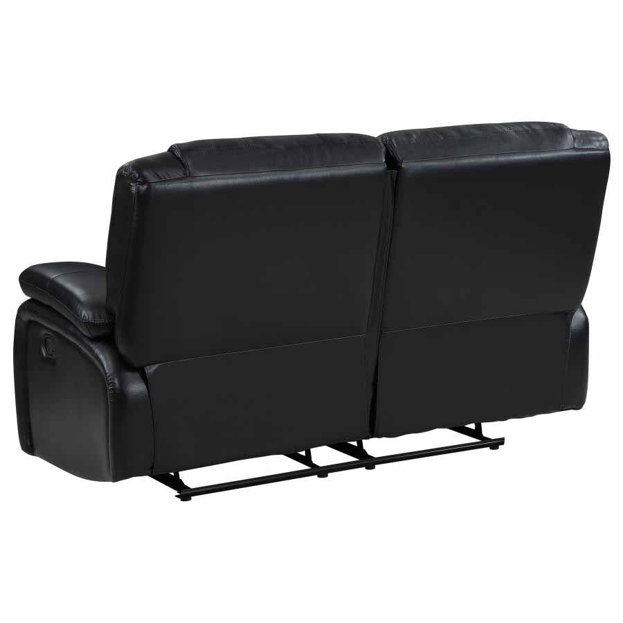 Camila Black Reclining Sofa and Love Seat by Coaster