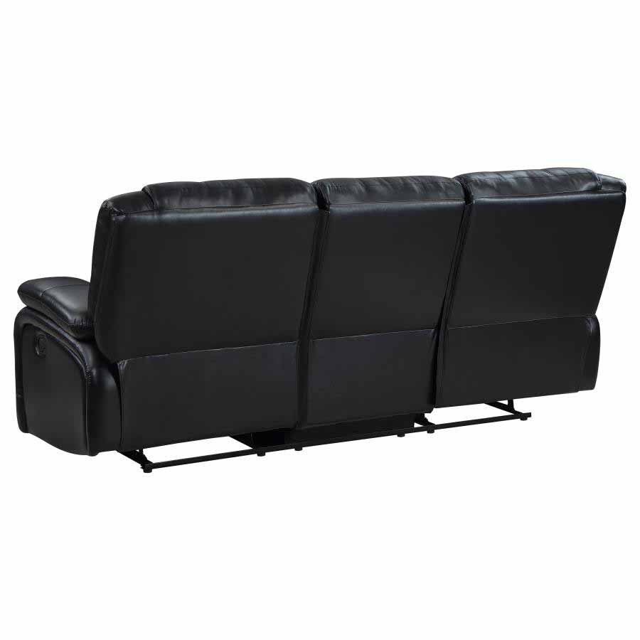 Camila Black Reclining Sofa and Love Seat by Coaster