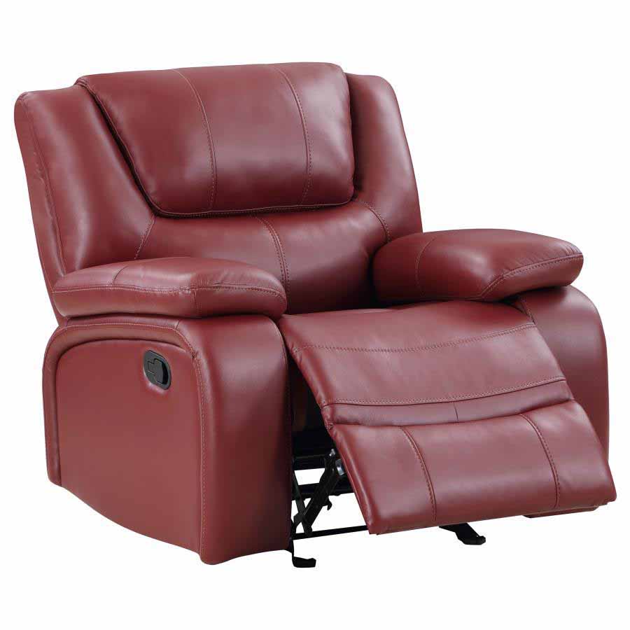 Camila Red Glider Recliner by Coaster