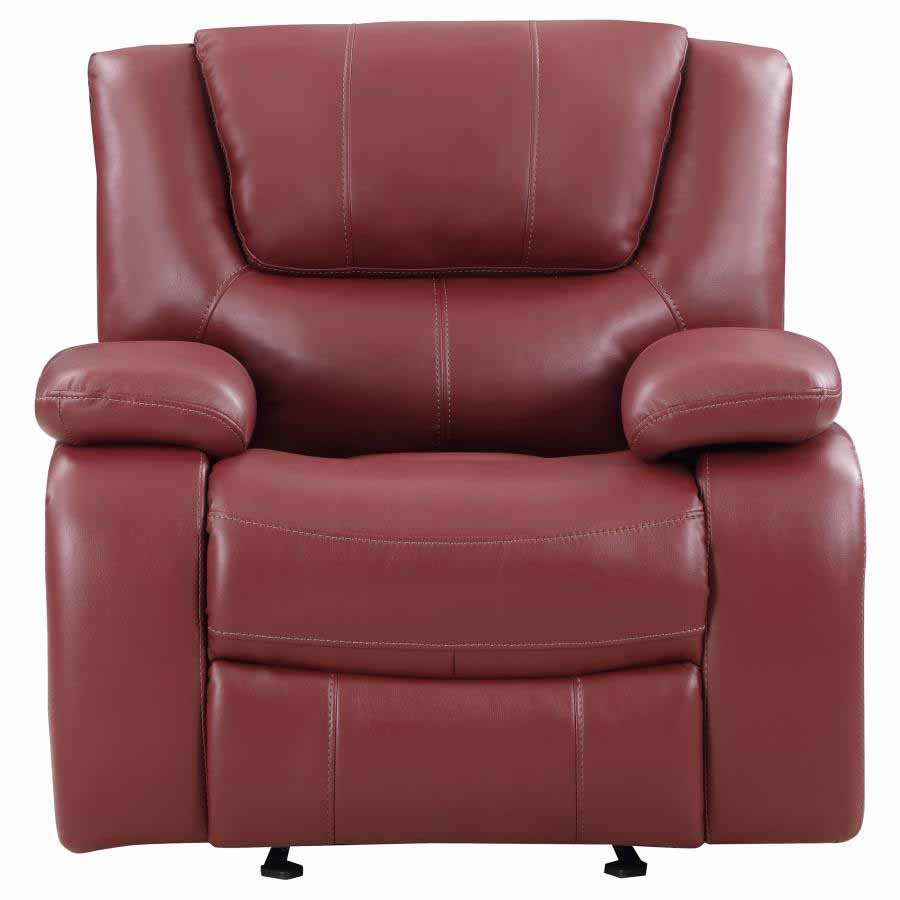 Camila Red Glider Recliner by Coaster